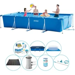 Pooler^Intex Frame Pool Deal Deluxe Pool - 450x220x84 cm