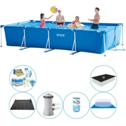 Clearance Intex Frame Pool Rektangulær 450x220x84 cm - Smart Pool Deal Pooler