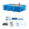 Online Intex Frame Pool Rektangulær 260x160x65 cm - Poolsæt Pooler