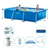 Hot Intex Frame Pool Rektangulær Pool - 300 x 200 x 75 cm - Rabatpakke Pooler