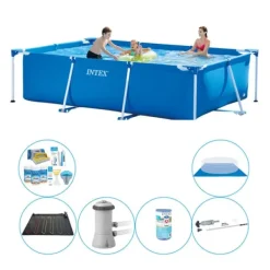 Pooler^Intex Frame Pool Rektangulær 300x200x75 cm - 7 styk - Pool Deal