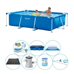 Best Intex Frame Pool Rektangulær 260x160x65 cm - Pool Pakke Pooler