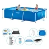 Pooler^Intex Frame Pool Rektangulær 300x200x75 cm - Deluxe Pool Pakke