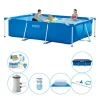 Pooler^Intex Frame Pool Svømmebassin - 300 x 200 x 75 cm - Med tilbehør