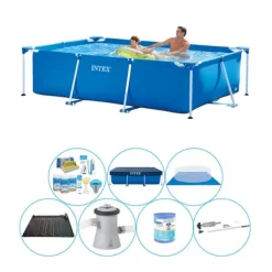 Hot Intex Frame Pool Svømmebassin - 260 x 160 x 65 cm - Samlet Pakke Pooler