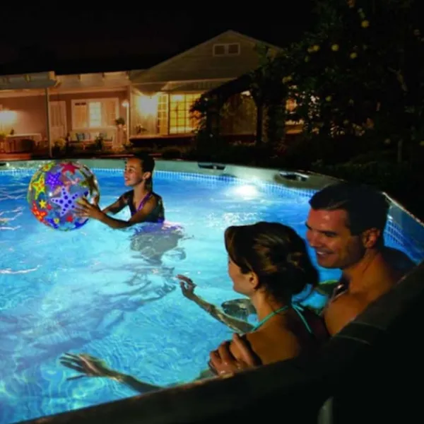 Pool- & Spatilbehør^INTEX magnetisk LED-væglampe til pool 28698