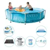 Pooler^Intex Metalramme Rund Strand 305x76 cm - 7 stk - Poolpakke