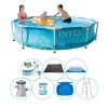 New Intex Metalramme Rund Strand 305x76 cm - 8 stk - Pool Super Deal Pooler