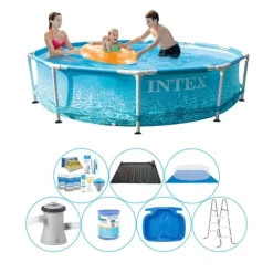 New Intex Metalramme Rund Strand 305x76 cm - 8 stk - Pool Super Deal Pooler