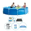 Hot Intex Metalramme Rund 305x76 cm - 6 stk - Pool plus tilbehør Pooler