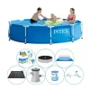 Pooler^Intex Metalramme Rund 305x76 cm - Alt i 1 poolsæt