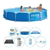 Pooler^Intex Metalramme Rund 366x76 cm - Poolpakke