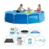 Intex Metalramme Rund 305x76 cm - Pool Comfort Pakke Pooler