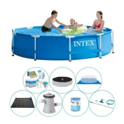 Intex Metalramme Rund 305x76 cm - Pool Comfort Pakke Pooler