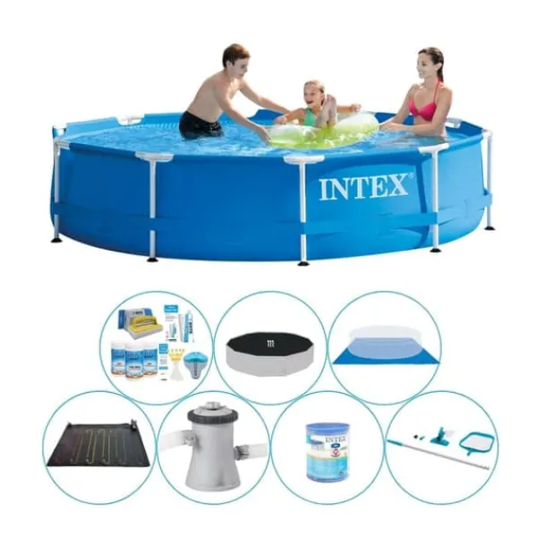 Intex Metalramme Rund 305x76 cm - Pool Comfort Pakke Pooler