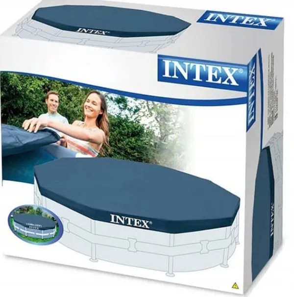 Pool- & Spatilbehør^Intex Pooloverdækning med ramme 305 cm #28030