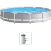 Pooler^INTEX Prism Frame Premium poolsæt 366x76 cm