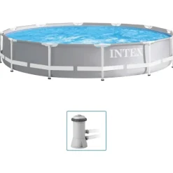 Pooler^INTEX Prism Frame Premium poolsæt 366x76 cm