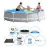 Best Intex Prisme Ramme Rund 305x76 cm - Pool Super Sæt Pooler