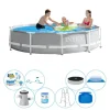 Sale Intex Prisme Ramme Rund 305x76 cm - Deluxe Pool Deal Pooler
