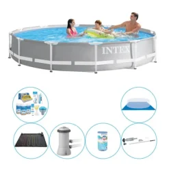 Pooler^Intex Prisme Ramme Rund 366x76 cm - 7 stk - Pool Deal