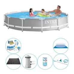 Outlet Intex Prisme Ramme Rund 366x76 cm - 7 stk - Poolpakke Pooler
