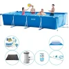 Outlet Intex ramme pool rektangulær 450x220x84 cm - 7 stk - Pool pakke Pooler