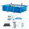 Sale Intex ramme pool rektangulær 300x200x75 cm - 6 styk - Pool plus tilbehør Pooler