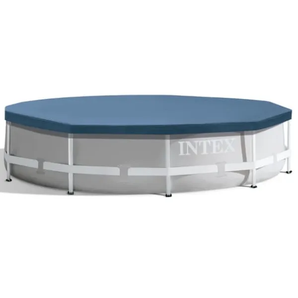 Clearance Intex Round Frame Swimming Pool - 305 x 76 cm - Blå - Inkluderet tilbehør CB59 Pooler