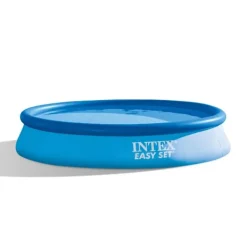 Hot Intex rund oppustelig let sæt swimmingpool - 366 x 76 cm - Blå - Inkluderet tilbehør CB14 Pooler