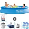 Pooler^Intex rund oppustelig let sæt swimmingpool - 305 x 61 cm - Blå - Inklusive Tilbehør CB56