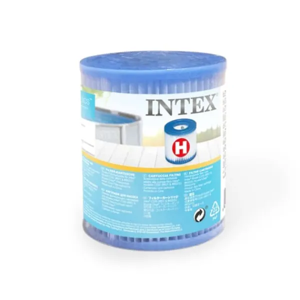 Best Intex rund oppustelig let sæt swimmingpool - 244 x 61 cm - blå - inkluderet tilbehør A386 Pooler