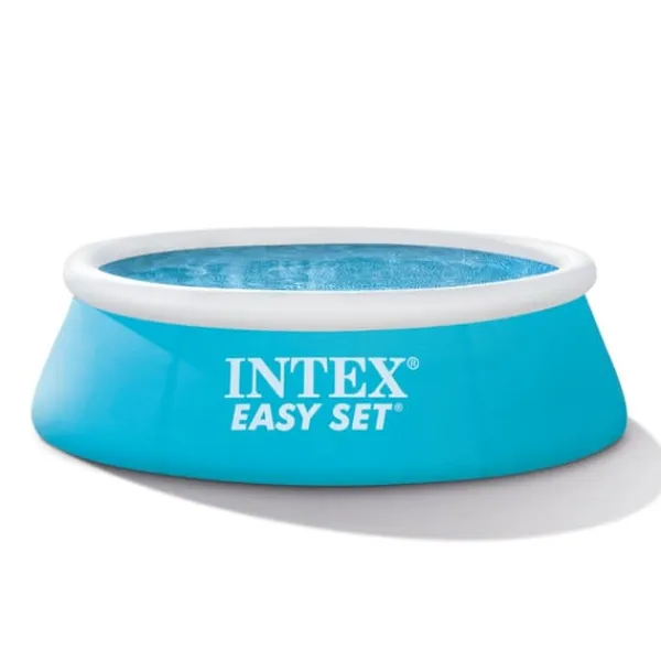 Hot Intex rund oppustelig let sæt swimmingpool - 183 x 51 cm - blå - inkluderet tilbehør CB79 Pooler
