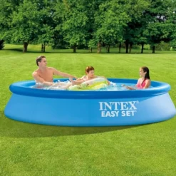 Discount Intex rund oppustelig let sæt swimmingpool - 305 x 61 cm - Blå - Inklusive Tilbehør CB86 Pooler