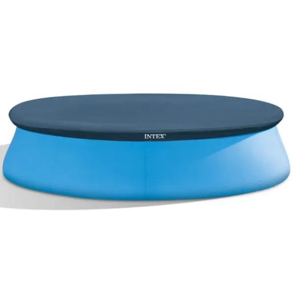 Hot Intex rund oppustelig let sæt swimmingpool - 305 x 61 cm - blå - inkluderet tilbehør CB62 Pooler