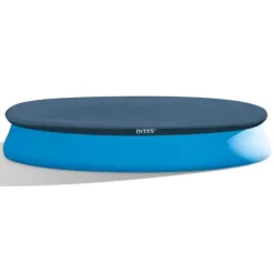 Pooler^Intex rund oppustelig let sæt swimmingpool - 457 x 84 cm - Blå - Inklusive Tilbehør CB21