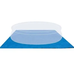Pool- & Spatilbehør^INTEX Selvbærende Poolmåtte - 472 x 472 cm - Tykkelse 0,13 mm - Blå
