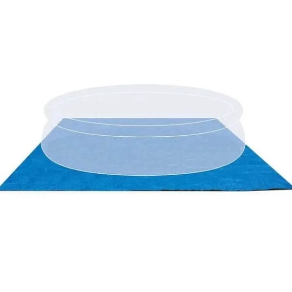Pool- & Spatilbehør^INTEX Selvbærende Poolmåtte - 472 x 472 cm - Tykkelse 0,13 mm - Blå