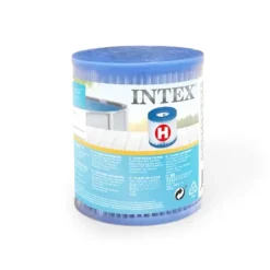 Pooler^Intex svømmebassin med rektangulær ramme - 260 x 160 x 65 cm - Blå - Inkluderet tilbehør A95