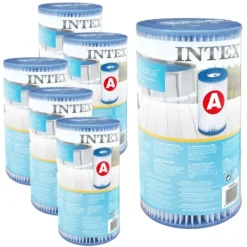 Sale Intex svømmebassin med rund prismeramme - 366 x 76 cm - Grå - Inklusive Tilbehør CB28 Pooler