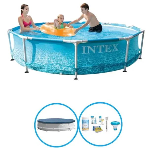 Pooler^Intex Svømmebassin Metalramme 305x76 cm - Svømmebassinpakke