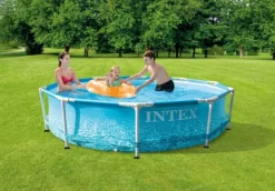 Pooler^Intex Svømmebassin Metalramme 305x76 cm - Svømmebassinpakke