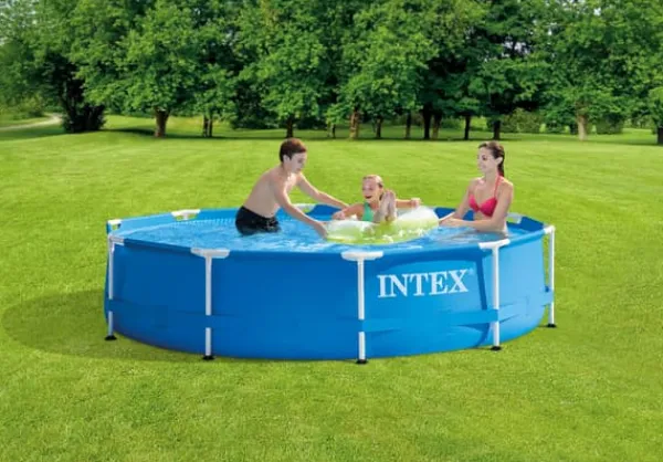 Online Intex Svømmebassin Metalramme 305x76 cm - Svømmebassinpakke Pooler