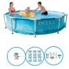 Pooler^Intex Svømmebassin Metalramme 305x76 cm - Svømmebassinbundt