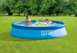 New Intex Svømmebassin Nem Sæt 396x84 cm - Svømmebassinpakke Pooler
