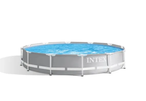 Pooler^Intex Svømmebassin Prisme Stel - Svømmebassin Sæt - 366x76 cm