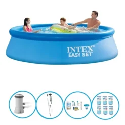 Pooler^Intex Swimming Pool Easy Set - Svømmebassin sæt - 366x76 cm