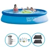 Clearance Intex Swimming Pool Easy Set - Swimming Pool Deal - 396x84 cm Pooler