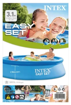 Hot Intex swimmingpool - Nemt sæt - 305 x 76 cm - Inklusiv WAYS vedligeholdelsespakke Pooler