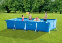 Hot Intex swimmingpool - Rammebassin - 450 x 220 x 84 cm - Inklusiv WAYS vedligeholdelsespakke Pooler